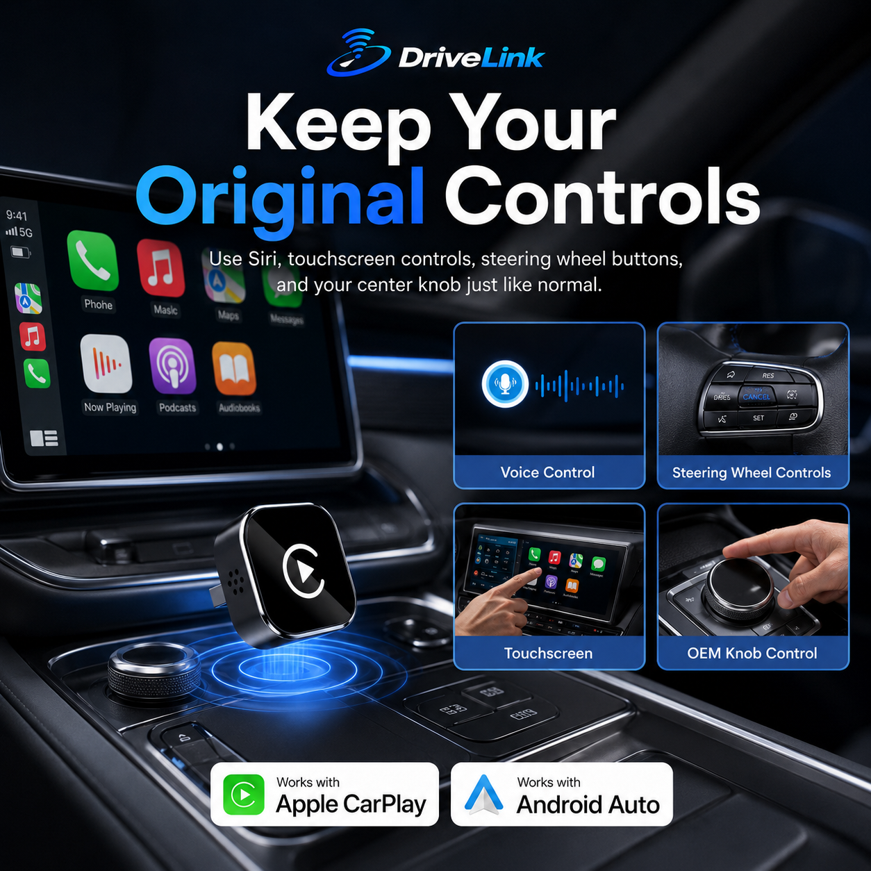 DriveLink™ Wireless CarPlay Adapter